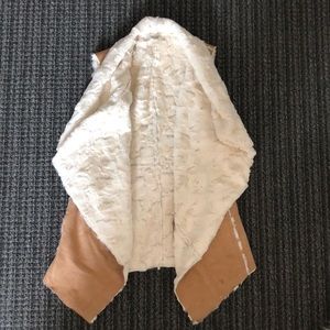 Faux fur vest